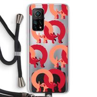 Dogs: Xiaomi Mi 10T 5G Transparant Hoesje met koord