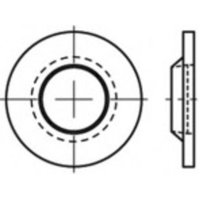 Onverliesbare ringen 88152 100 stuk(s) TOOLCRAFT TO-5455035