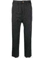 Vivienne Westwood pantalon court Cruise à rayures - Noir - thumbnail