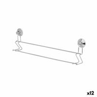 Handdoekrek met stang Staal ABS 54 x 15 x 6,5 cm (12 Stuks) Dubbel