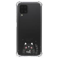 Samsung Galaxy A12 Stevig | Bumper Hoesje | Cat Good Day