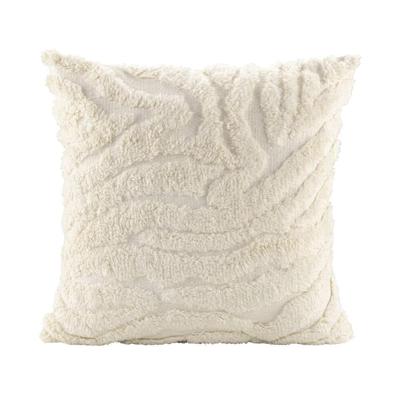 2e Halve Prijs Leen Bakker - Sierkussen Ivanie - Off-white - 45x45 Cm - Polyester/Katoen - Wit