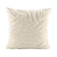 2e Halve Prijs Leen Bakker - Sierkussen Ivanie - Off-white - 45x45 Cm - Polyester/Katoen - Wit