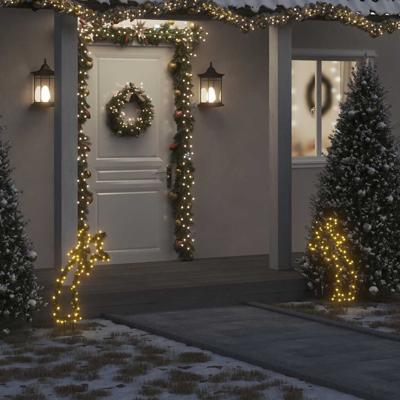 VidaXL Kerstverlichting meteoor met grondpinnen 80 led&apos;s 62 cm