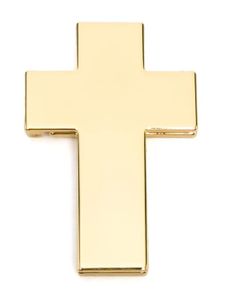 Maison Close cravate Inspiration Divine à motif croix - Or