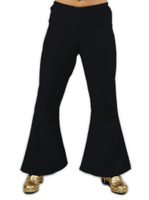 Zwarte dames hippie broek 42 (XL)  - - thumbnail