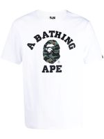 A BATHING APE® t-shirt à logo imprimé - Blanc