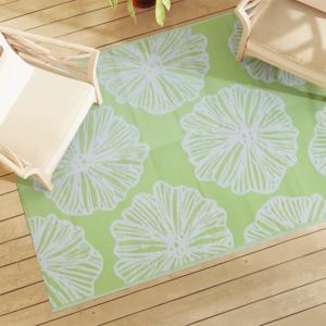 VidaXL Buitenkleed arakil 140x200 cm polypropeen groen