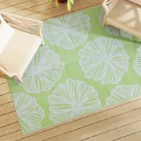 VidaXL Buitenkleed arakil 140x200 cm polypropeen groen