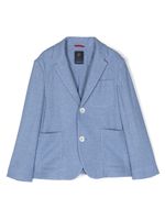 Fay Kids blazer à simple boutonnage - Bleu