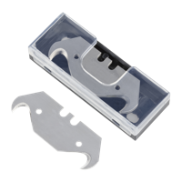 Wolfcraft Professionele haakmessen | In box | 0,65mm | 5 stuks - 4189000