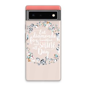 Diamonds: Google Pixel 6 Transparant Hoesje