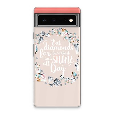 Diamonds: Google Pixel 6 Transparant Hoesje