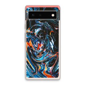 Black Unicorn: Google Pixel 6 Transparant Hoesje