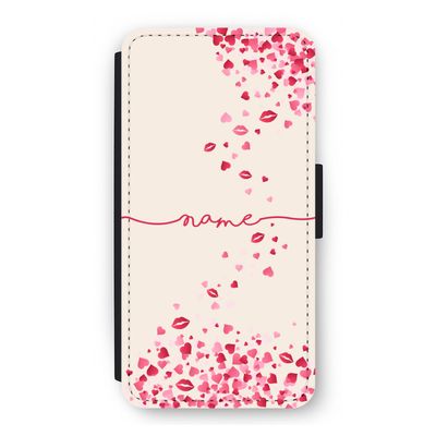 Hartjes en kusjes: iPhone 12 Flip Hoesje