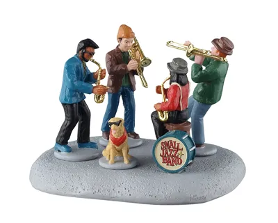 Small Jazz Band Lemax Caddington Village Collection 2025