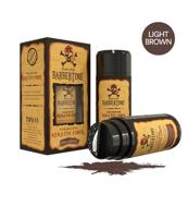 Barbertime hair building keratin fiber light brown 21gr.