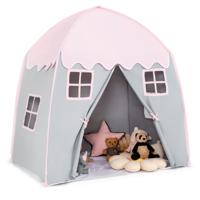 Speeltent Grote Prinsessentent Draagbaar Kasteel voor Binnen en Buiten Speelhuis 143 x 100 x 155 cm Roze