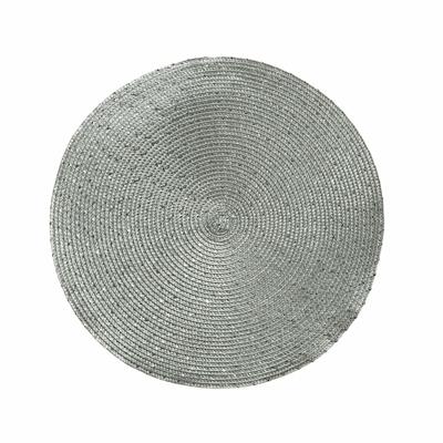 Placemat Lifetime Basics Zilverkleurig Ø 38 cm