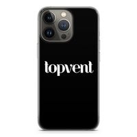 Topvent Zwart: iPhone 13 Pro Transparant Hoesje