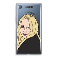 Mary Kate: Sony Xperia XZ1 Transparant Hoesje