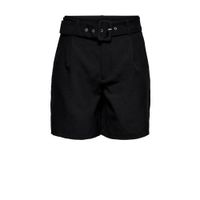 JDY high waist straight fit short JDYPEARL zwart - thumbnail