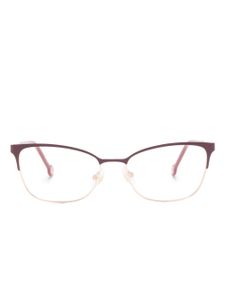 Carolina Herrera lunettes de vue à monture papillon - Rouge