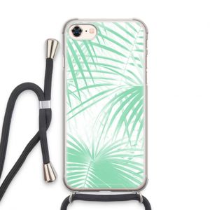Palmbladeren: iPhone 7 Transparant Hoesje met koord