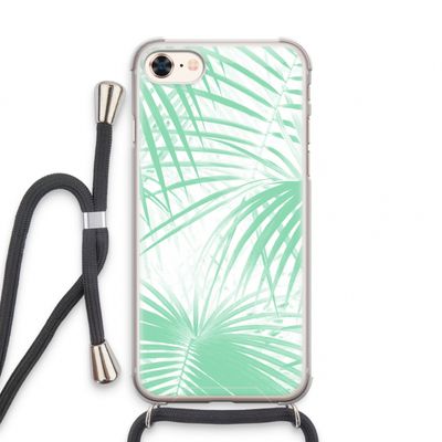 Palmbladeren: iPhone 7 Transparant Hoesje met koord