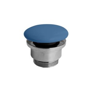 Clickwaste Keramisch tbv By Goof Mees Design Opbouw Waskom Mat Blauw By Goof
