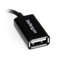 StarTech.com 12 cm rechtshoekige micro-USB-naar-USB-OTG-hostadapter M/F - thumbnail