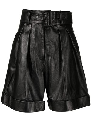 Golden Goose short ample à taille ceinturée - Noir