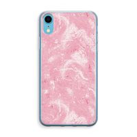 Abstract Painting Pink: iPhone XR Transparant Hoesje