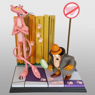 The Pink Panther Statue Pink Panther & The Inspector 41 cm The Pink Panther Statue Pink Panther & The Inspector 41 cm
