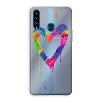 Melts My Heart: Samsung Galaxy A20s Transparant Hoesje
