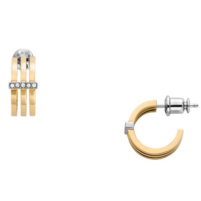 Skagen SKJ1670998 Oorknoppen Kariana staal-zirconia zilverkleurig-wit