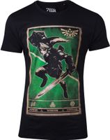 Zelda - Propaganda Link Triforce Men's T-shirt - thumbnail