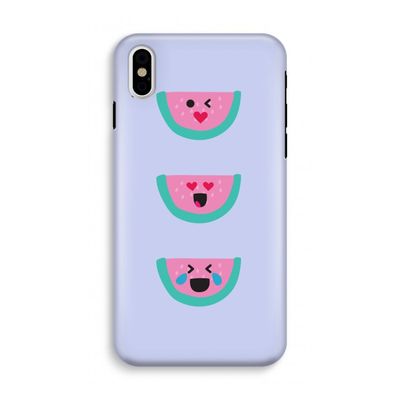 Smiley watermeloen: iPhone XS Tough Case