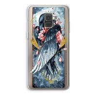 Golden Raven: Samsung Galaxy A8 (2018) Transparant Hoesje