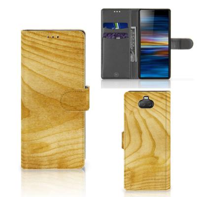 Sony Xperia 10 | Book Style Case | Licht Hout