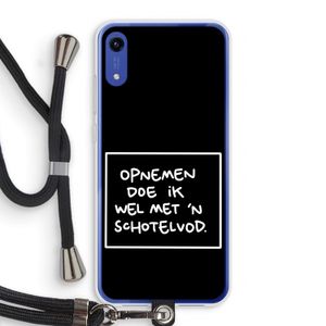 Schotelvod: Honor Play 8A Transparant Hoesje met koord