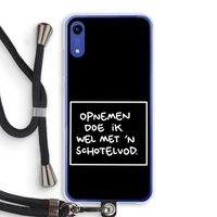 Schotelvod: Honor Play 8A Transparant Hoesje met koord