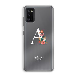 Pink Bouquet: Samsung Galaxy A41 Transparant Hoesje