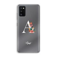 Pink Bouquet: Samsung Galaxy A41 Transparant Hoesje