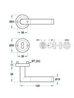 Krukgarn SPACE rvs mat/glans SL