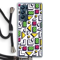 8-bit N°4: Oppo Find X3 Neo Transparant Hoesje met koord