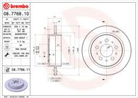 Brembo Remschijven 08.7768.10 - thumbnail