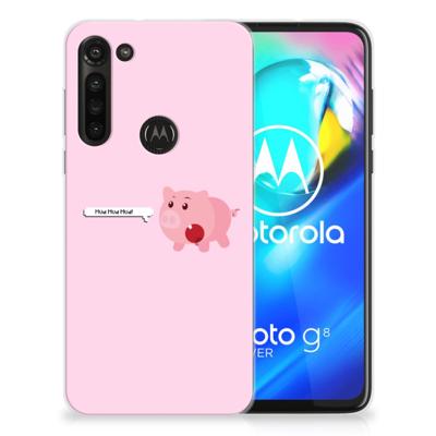 Motorola Moto G8 Power Telefoonhoesje met Naam Pig Mud