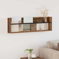 Tijdschrift Rek met plank Oudhout 100 x 12 x 30 cm Bewerkt hout