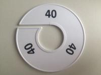 Maatring 11cm wit/zwart 40